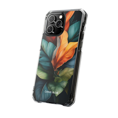 Tropical Leafburst iPhone 14 Pro Max Case - Impact