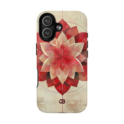 Crimson Petal Peak · Tough+ Phone Case for iPhone · Magsafe