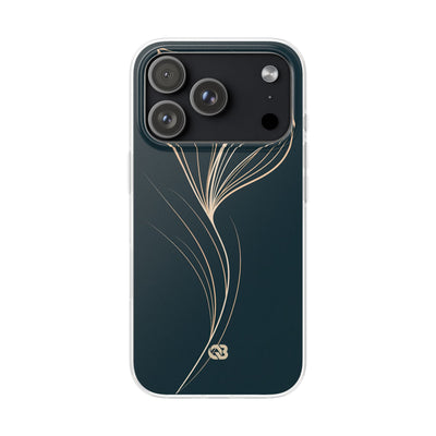 Teal Lite Phone Case for iPhone - Sandstone Silk Flora