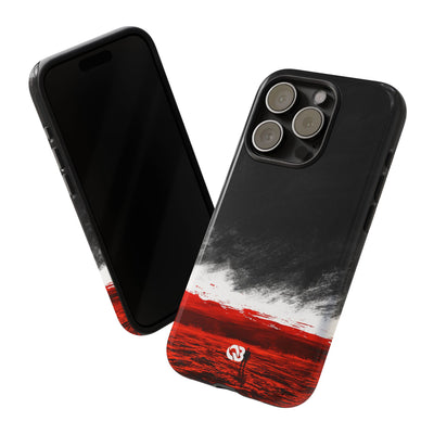Crimson Void · Tough Phone Case for iPhone · Black
