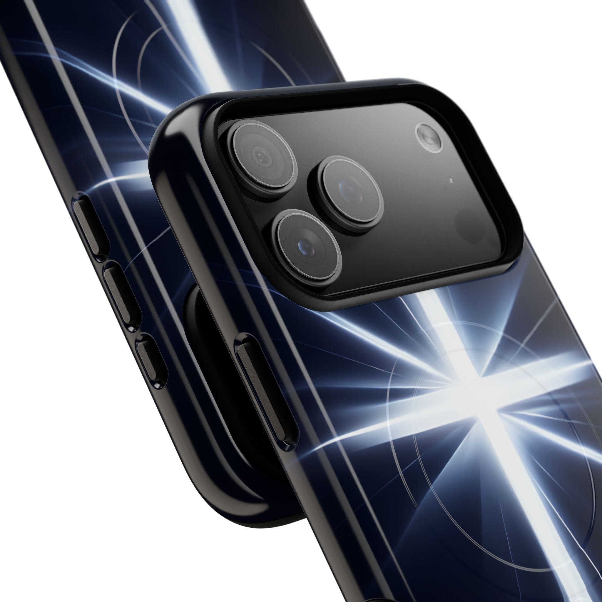 Glowing Crossburst iPhone 17 Pro Max Case - Tough+ - CASE•BOB