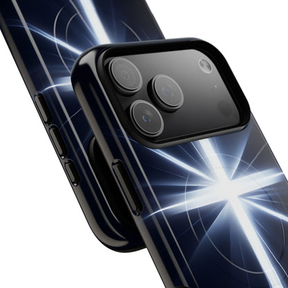 Glowing Crossburst iPhone 17 Pro Max Case - Tough+ - CASE•BOB