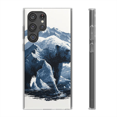 Fjord Summit Bear · Lite Phone Case for Samsung · Blue