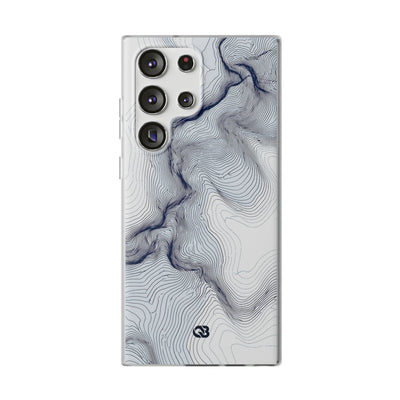 Nordic Ridge Contour · Lite Phone Case for Samsung · White