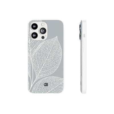 Minimal Leaf Skeleton · Lite Phone Case for iPhone ·  Grey