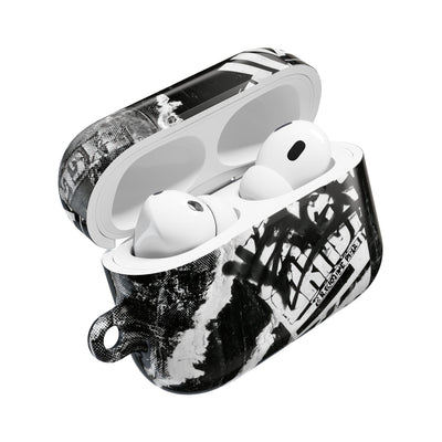 Underground Punk Collage · Hard Case for AirPods & AirPods Pro · Black