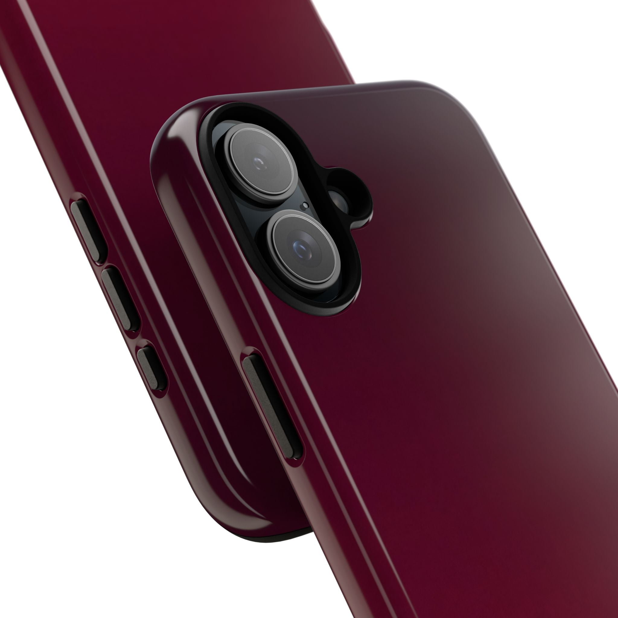 Red Tough Phone Case for iPhone - Deep Sangria Gradient