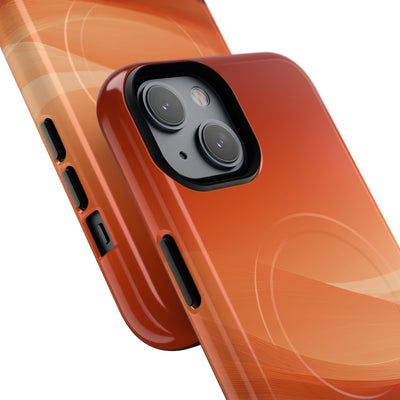 Orange Tough 2.0 Magsafe Phone Case for iPhone - Crimson Dune Gradient