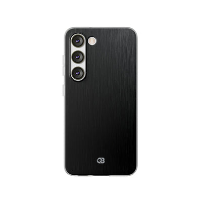 Obsidian Brushed Steel · Lite Phone Case for Samsung · Black