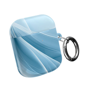 Glacial Ridge Contours · Hard Case for AirPods & AirPods Pro · Blue