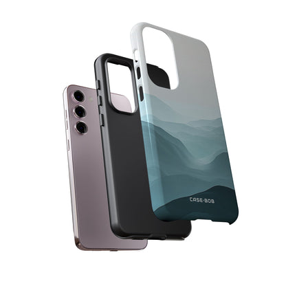 Teal Mist Mountains Samsung S23 Plus Case - Tough