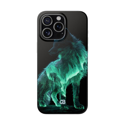 Nordic Aurora Fox · Lite Phone Case for iPhone ·  Teal