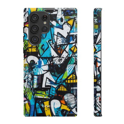 Valkoinen Ripple Drift Samsung S22 Ultra -kova suojakotelo