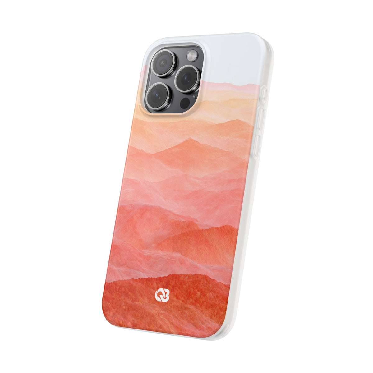 Alpenglow Ridge Vista · Lite Phone Case for iPhone ·  Orange