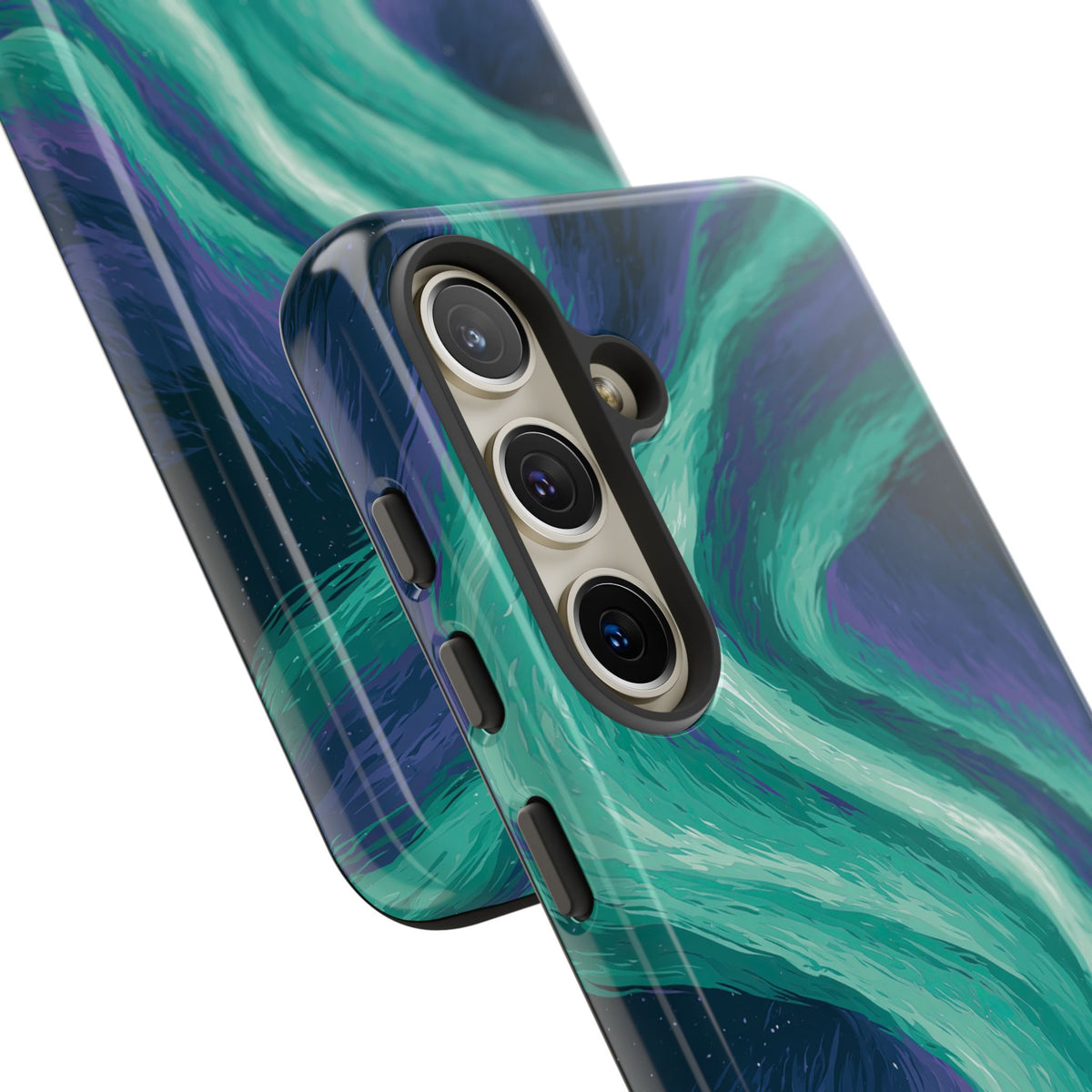 Arctic Aurora Bear · Tough Phone Case for Samsung · Teal