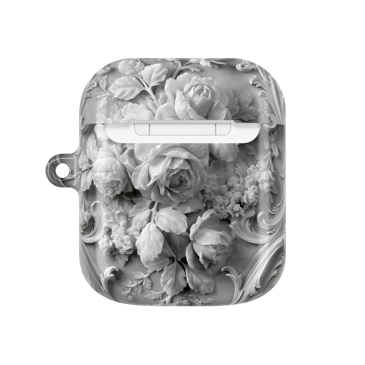 Rococo Marble Rose · Hard Case for AirPods & AirPods Pro · White