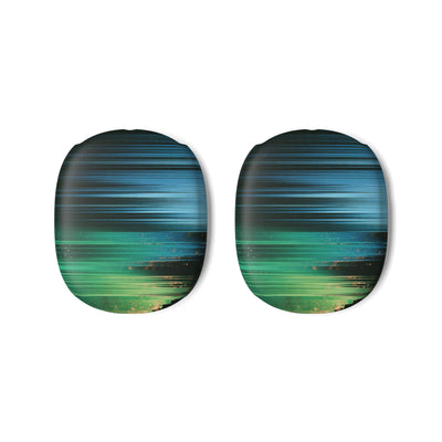 Digital Shoreline Drift · Hard Case for AirPods Max · Teal