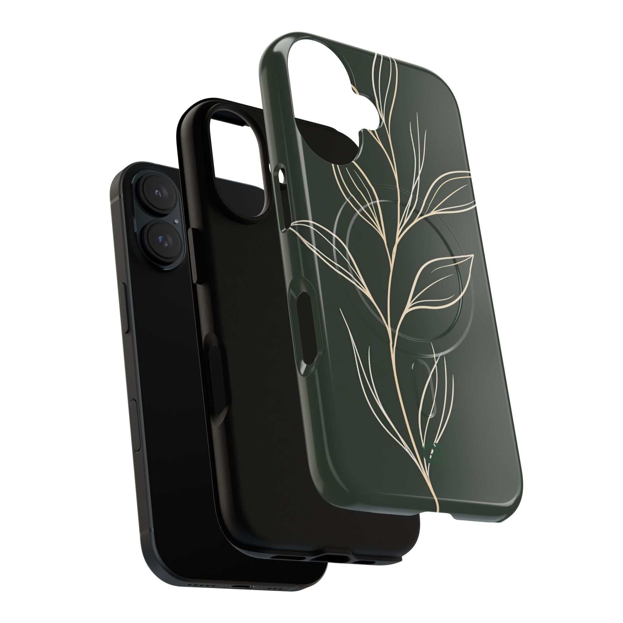 Green Tough 2.0 Magsafe Phone Case for iPhone - Deep Moss Willow