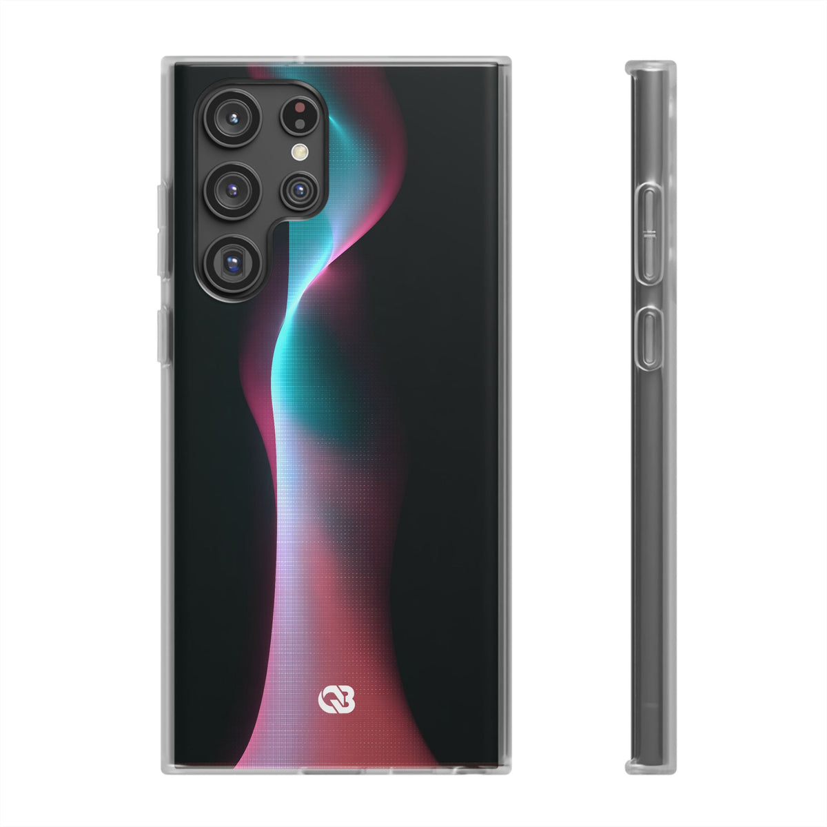 Neon Pixel Flow · Lite Phone Case for Samsung · Black