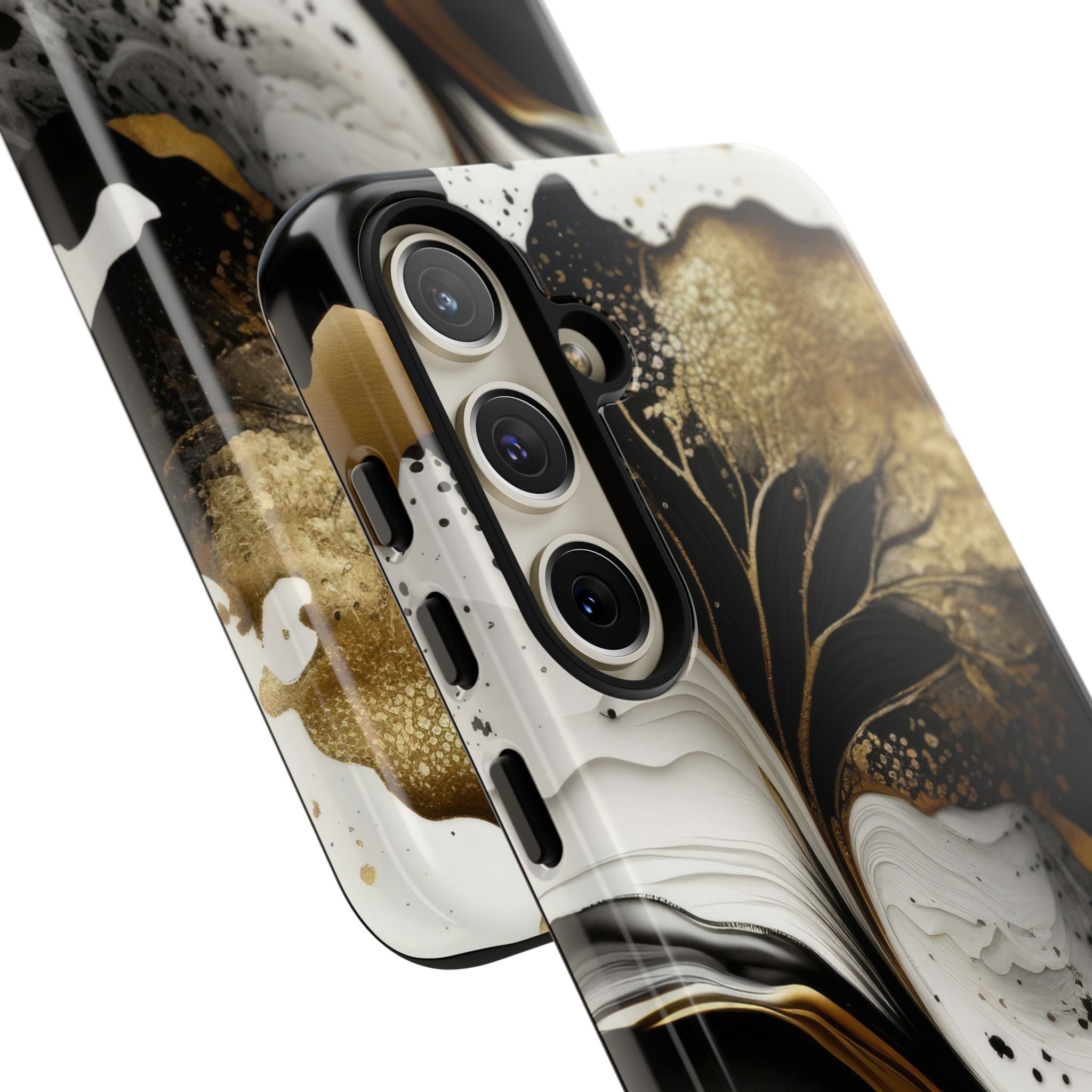 Molten Onyx Gold · Tough Coque de téléphone pour Samsung