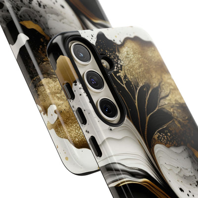 Molten Onyx Gold · Tough Coque de téléphone pour Samsung