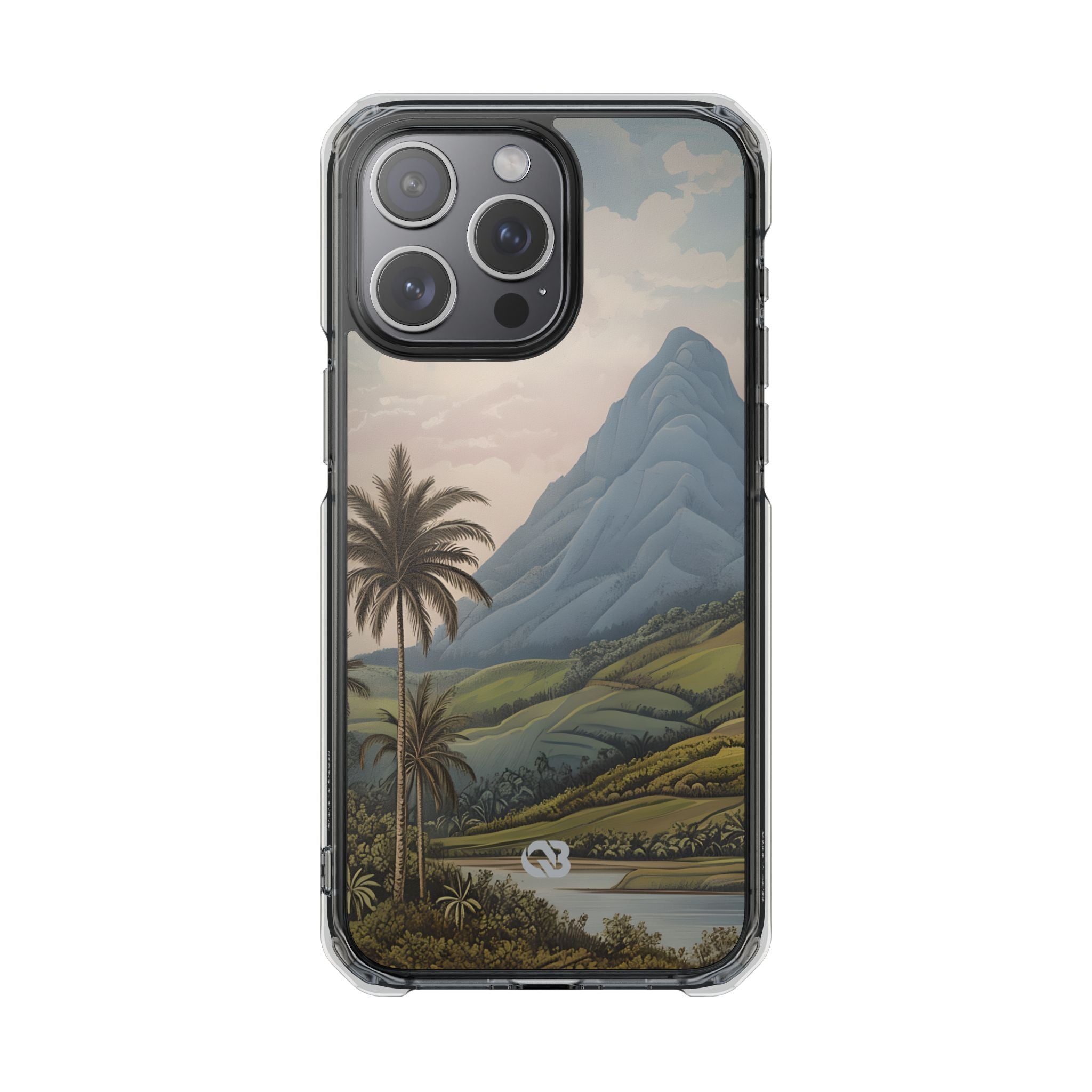 Verdant Blue Summit · Impact Coque de téléphone pour iPhone · Magsafe