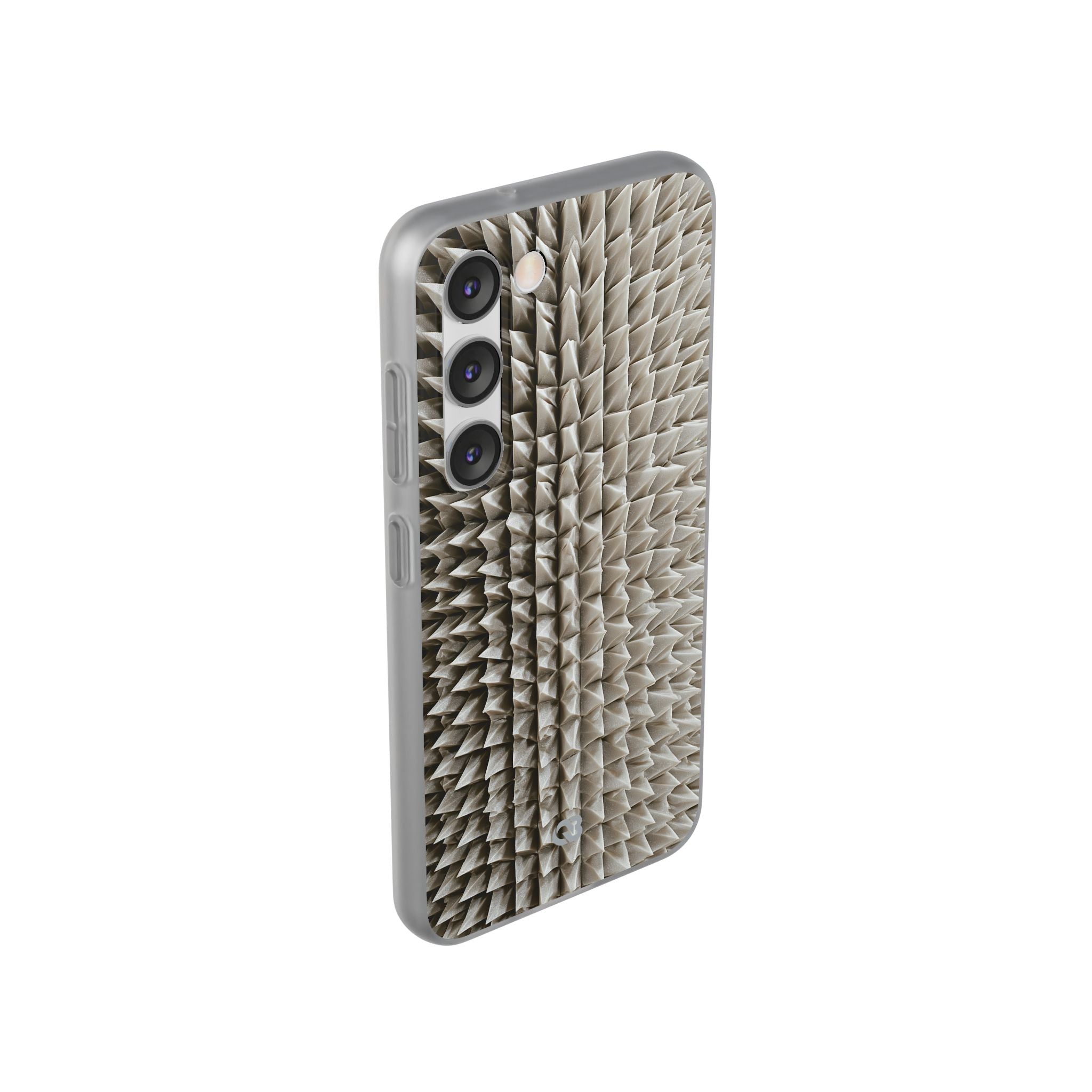 Beige Lite Phone Case for Samsung - Bone Spiked Grid