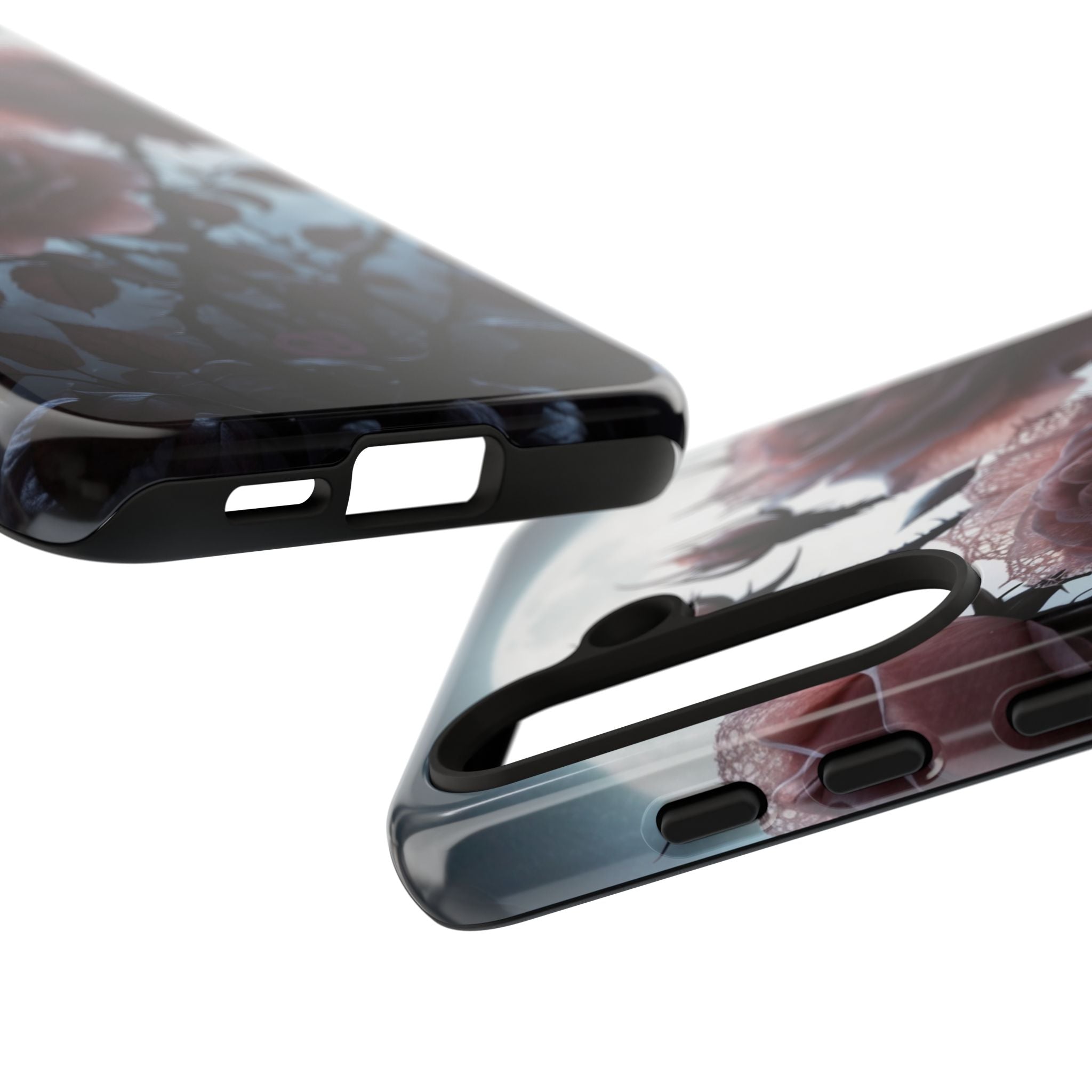 Lunar Lace Petals · Tough Coque de téléphone pour Samsung