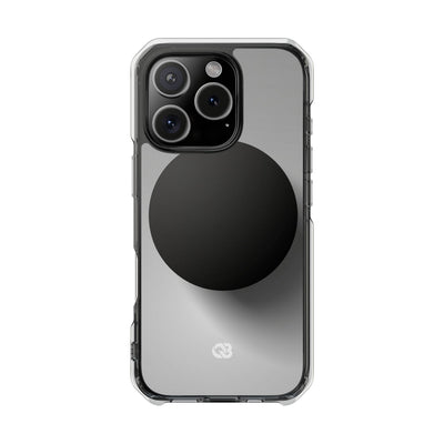Grey Impact MagSafe Phone Case for iPhone - Matte Onyx Sphere