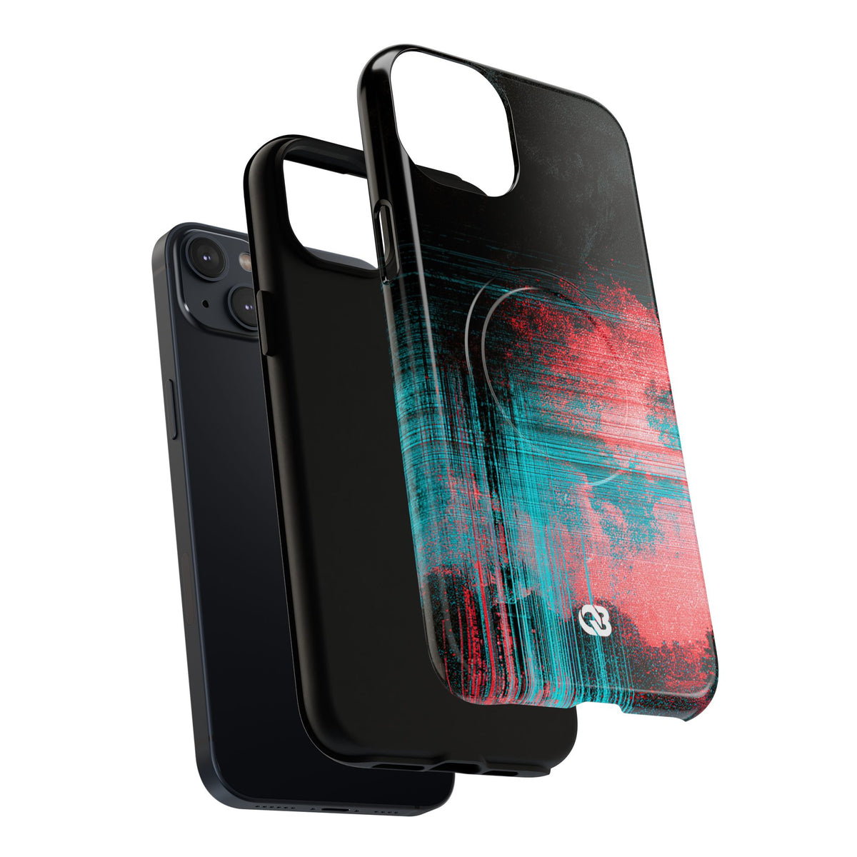 Digital Signal Drift · Tough 2.0 Magnetic Phone Case for iPhone · Black