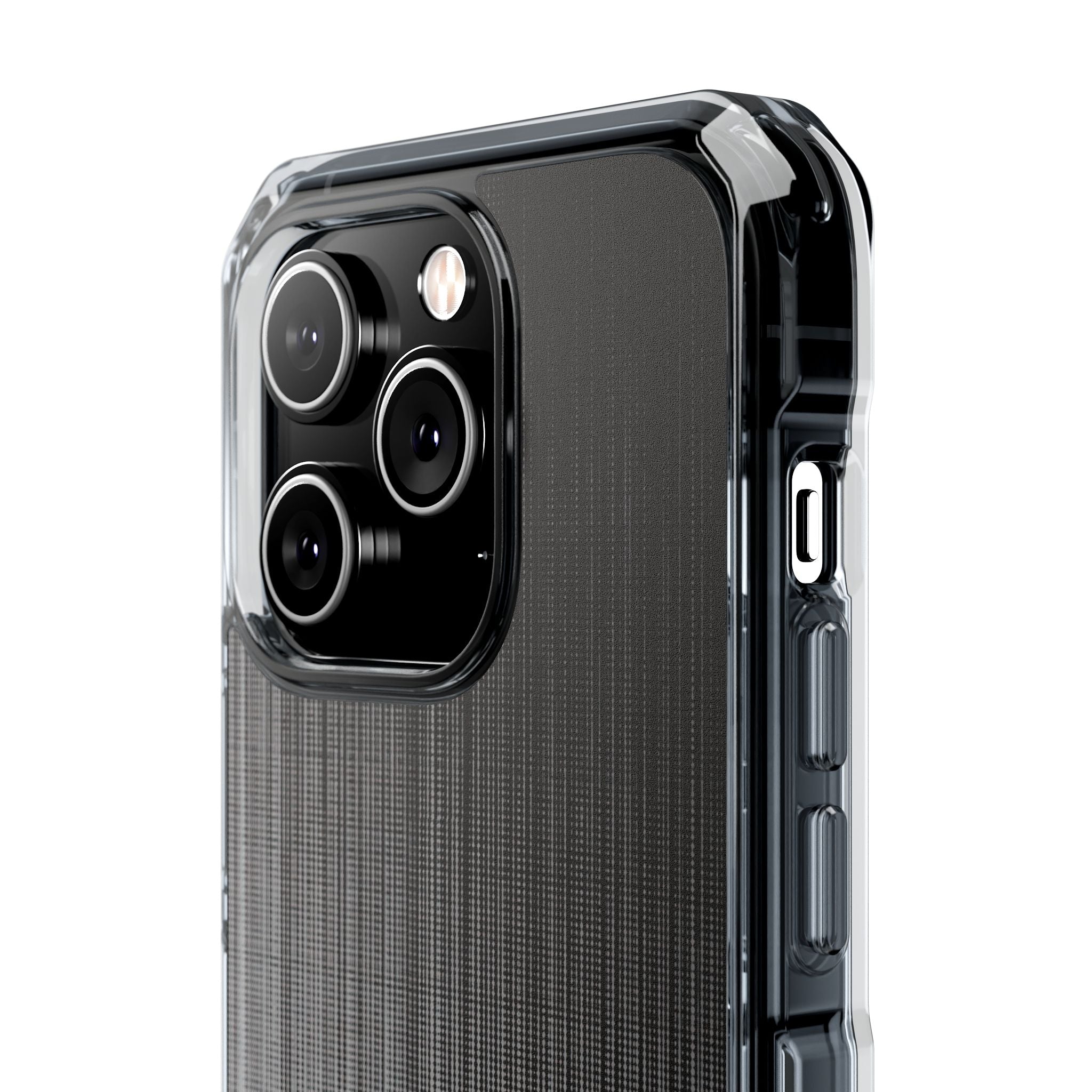 Grey Impact MagSafe Phone Case for iPhone - Static Vertical Dither
