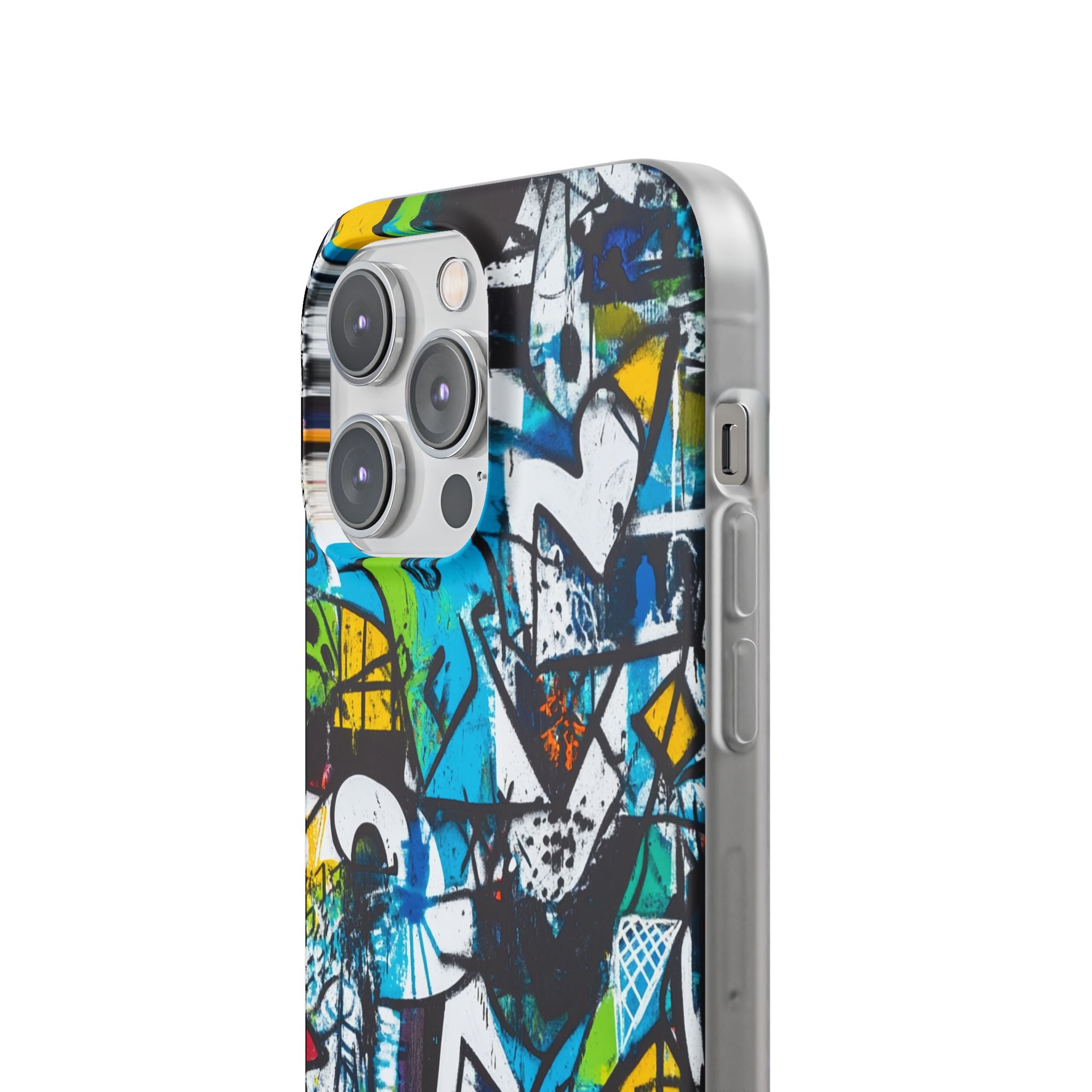 White Ripple Drift iPhone 14 Pro Max Case - Soft