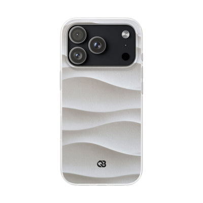 Sculpted Dune Relief · Lite Phone Case for iPhone ·  White
