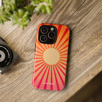 Cracked Sunburst iPhone 16 Pro Case - Tough
