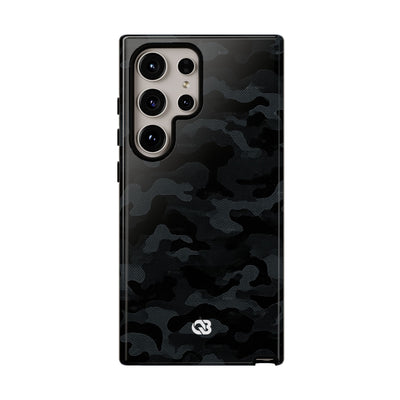 Blackout Urban Camo · Tough Phone Case for Samsung · Black