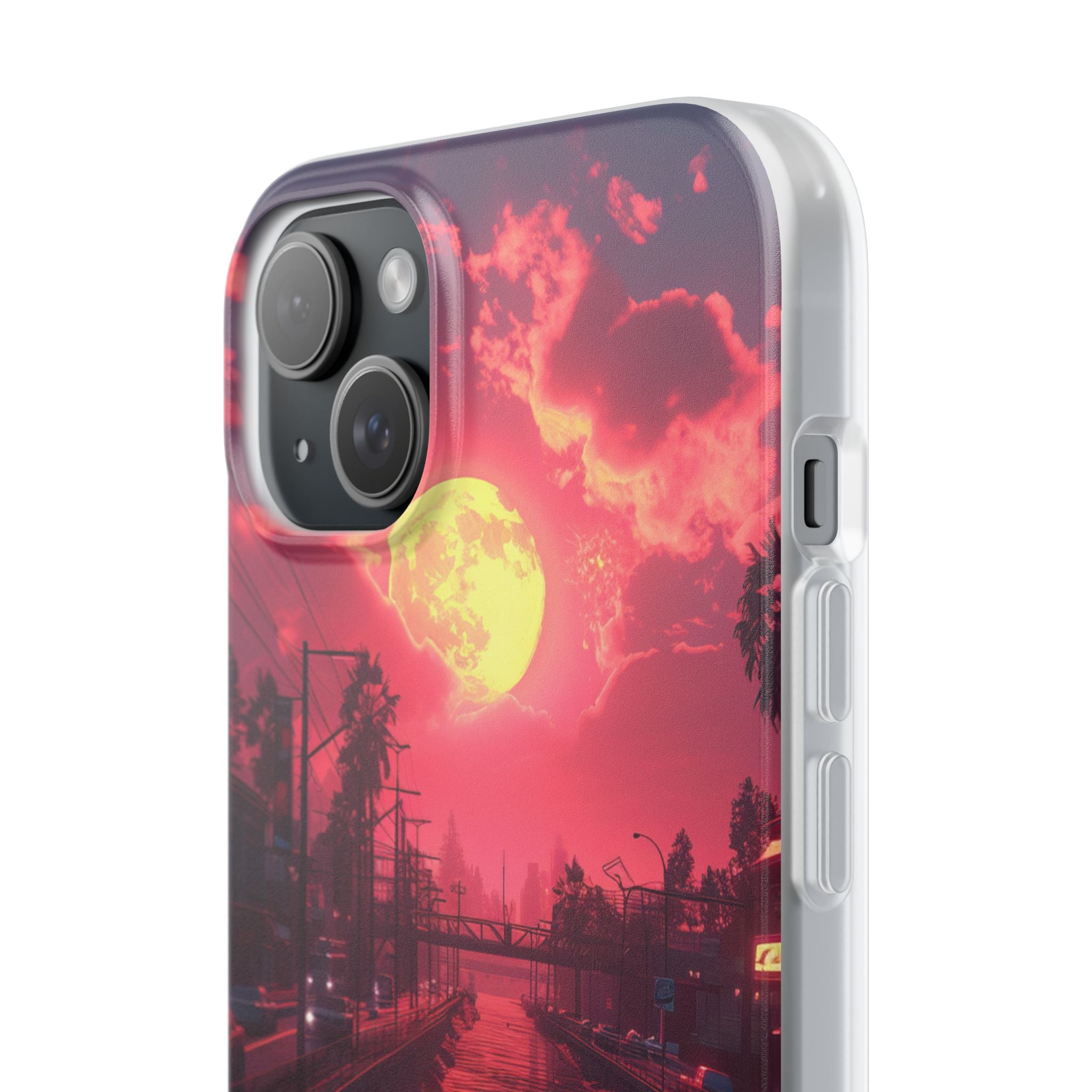 Luminous Moonlight iPhone 15 Plus Cover - Blød