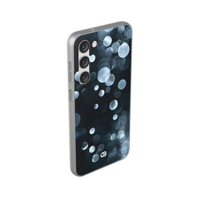 Black Lite Phone Case for Samsung - Silver Orbit Glow