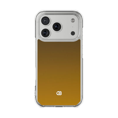 Golden Umber · Clear Impact Magnetic Phone Case for iPhone · Gold