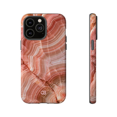 Blushing Rose Strata · Tough Phone Case for iPhone · Pink