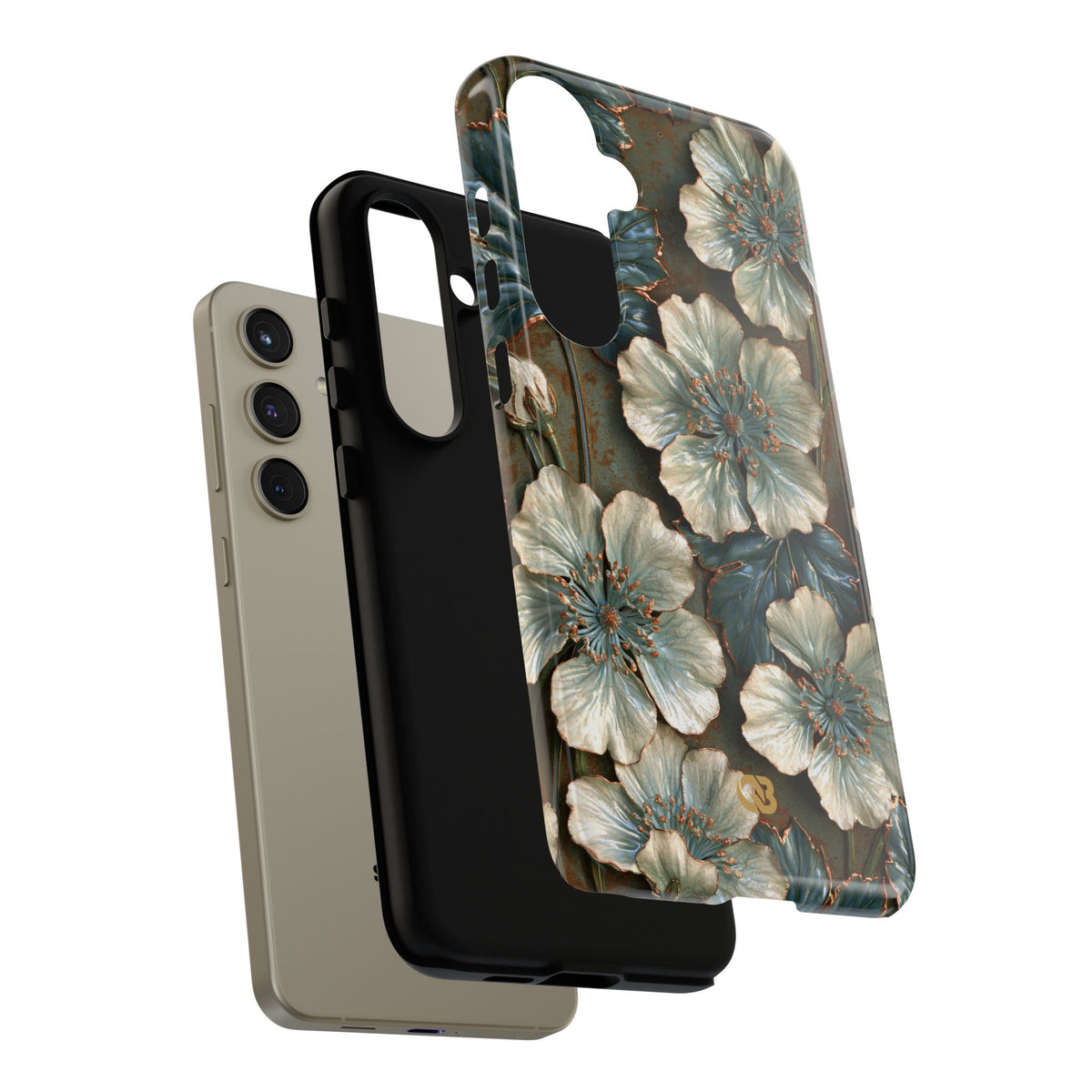 Gilded Blossom Reverie · Tough Phone Case for Samsung · Teal