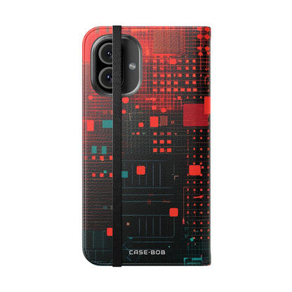 Crimson Circuit - iPhone 16 Plus Cover - Pung