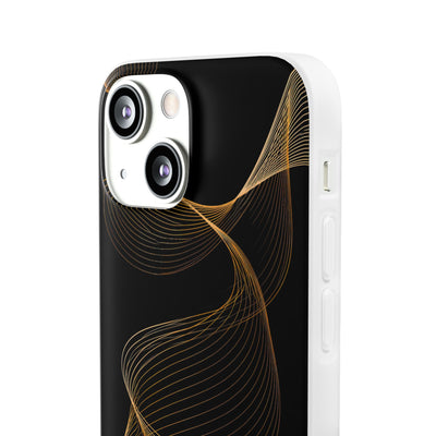 Golden Horizon Drift · Lite Phone Case for iPhone ·  Black
