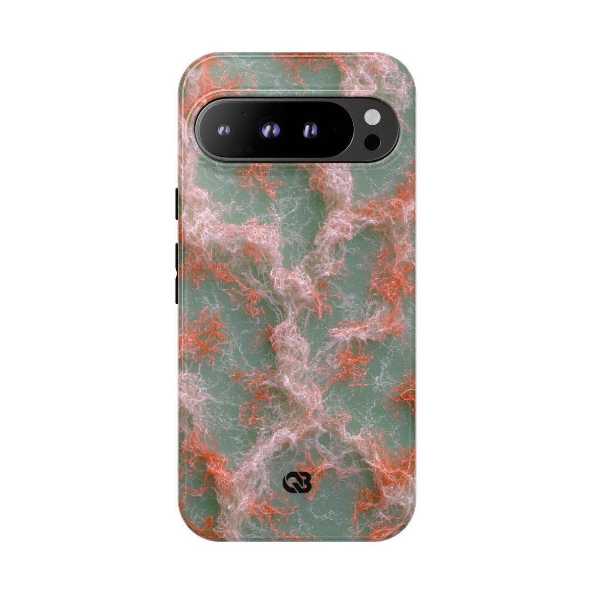 Coral Pixel Matrix · Tough Phone Case for Pixel ·  Green