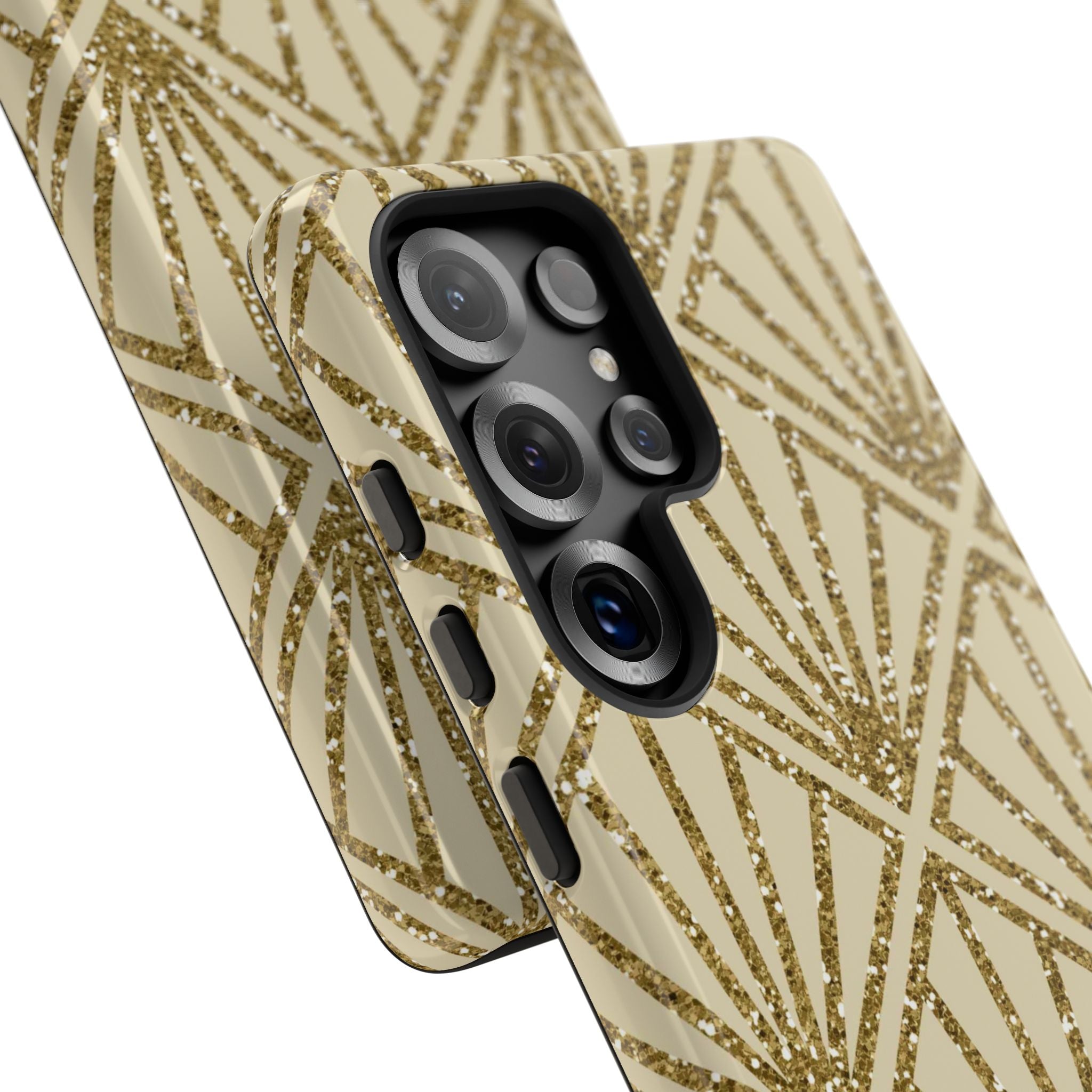 Gold Diamant Glanz Samsung S25 Ultra Case - Tough