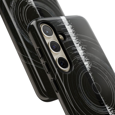 Black Tough Phone Case for Samsung - Obsidian Orbital Signal