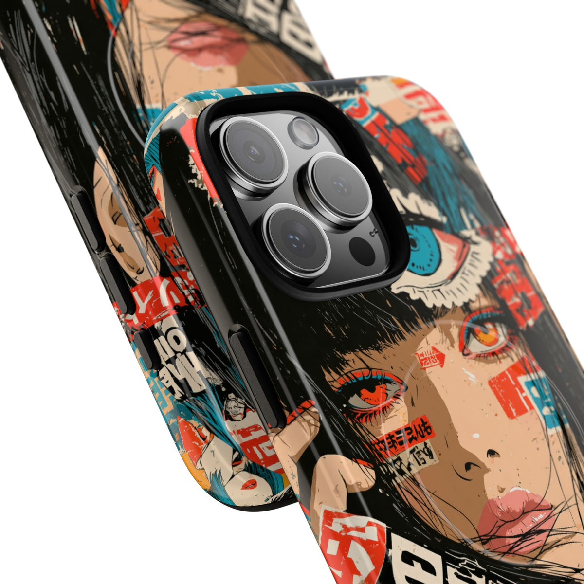 Shibuya Street Collage · Tough 2.0 Magnetic Phone Case for iPhone · Red