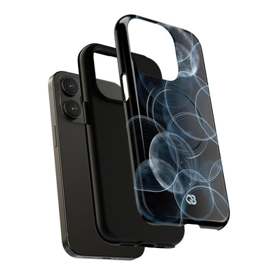 Blue Tough 2.0 Magsafe Phone Case for iPhone - Cyan Pulse Ripple