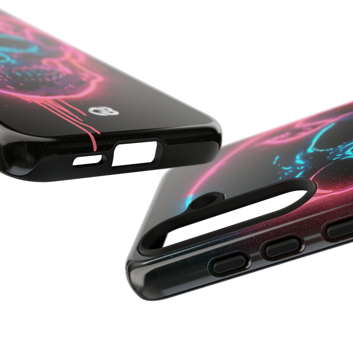 Neon Drip Skull · Tough Phone Case for Samsung · Black
