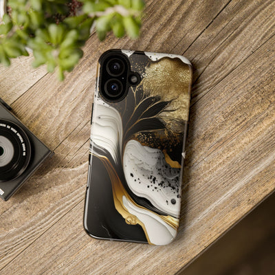 Molten Onyx Gold · Tough Etui na telefon dla iPhone