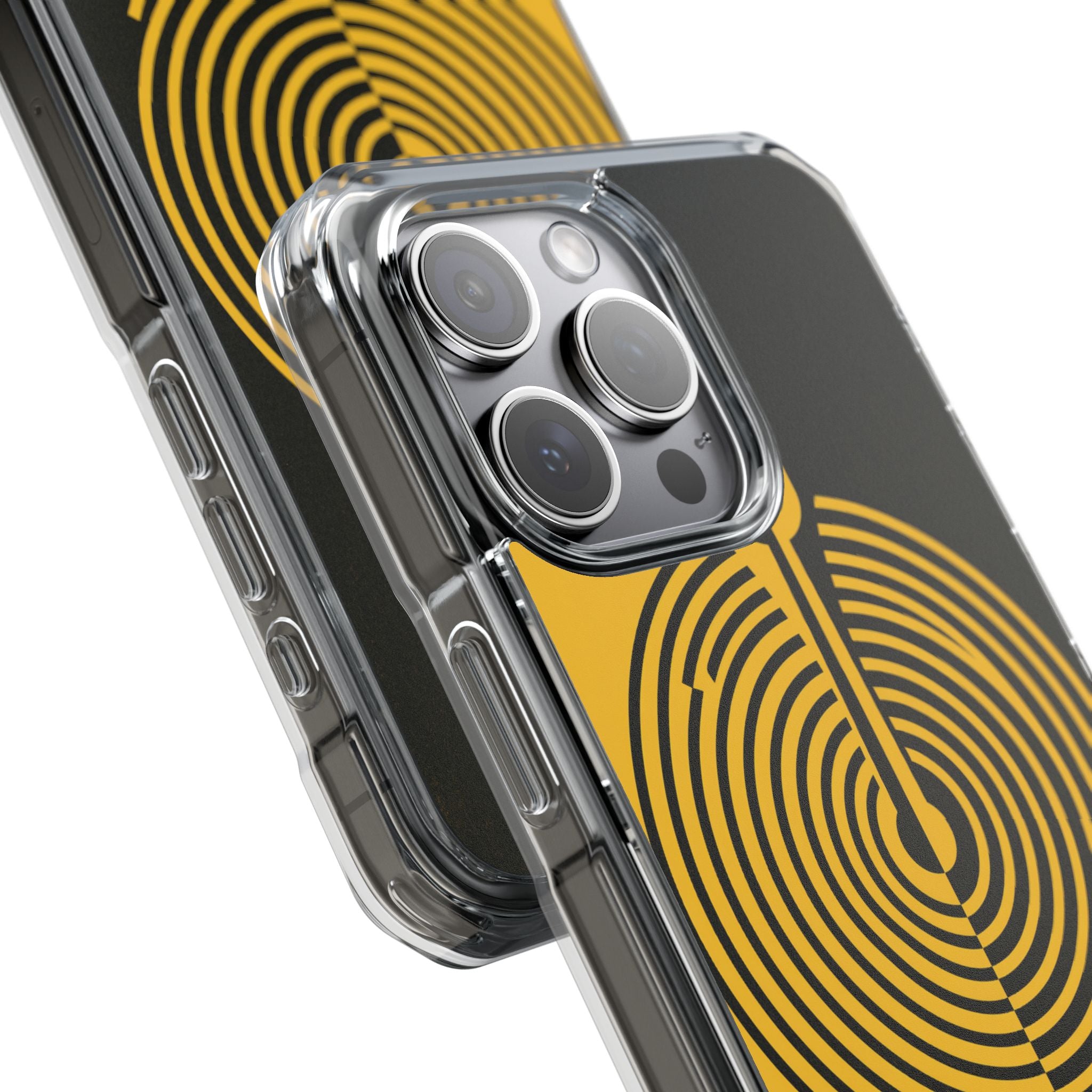 Yellow Impact MagSafe Phone Case for iPhone - Voltage Sector Pulse